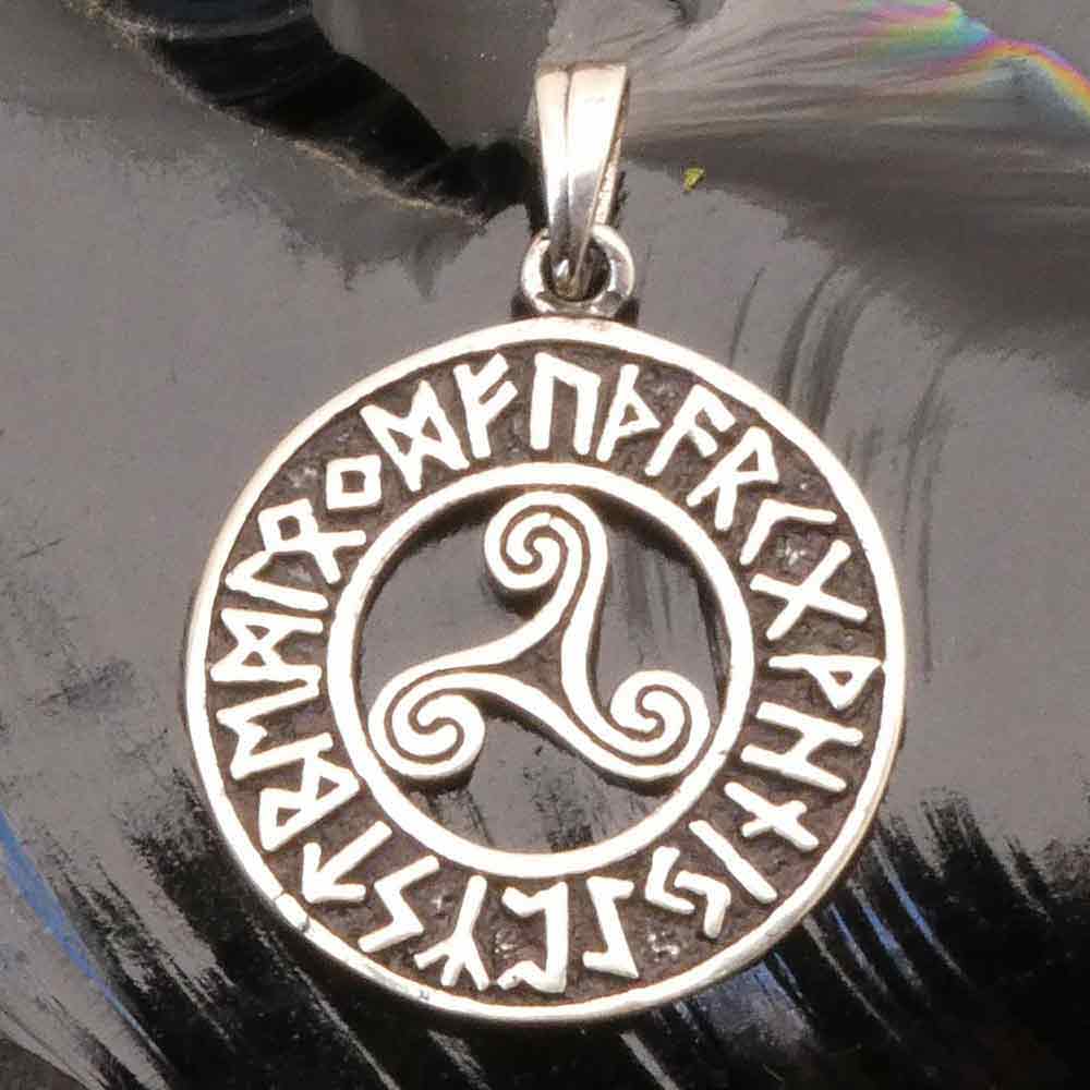 Triskel Runen Schmuck Silber keltisch