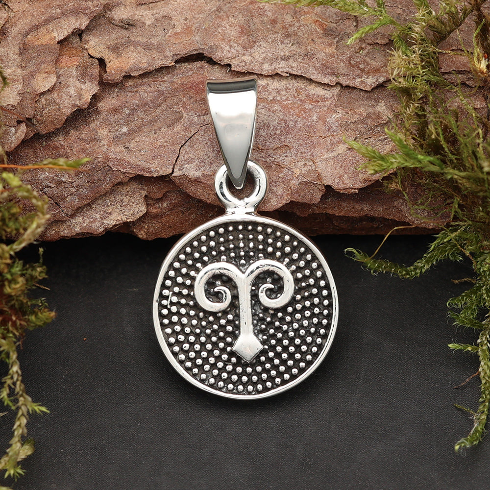 Sternzeichen Widder Anhänger 925er Silber Astrologie Tierkreiszeichen Schmuck