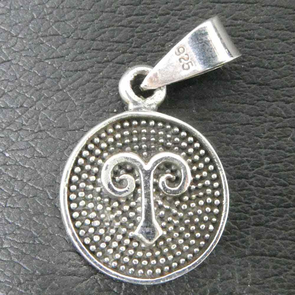 Widder Symbol Silber Schmuck Anhänger