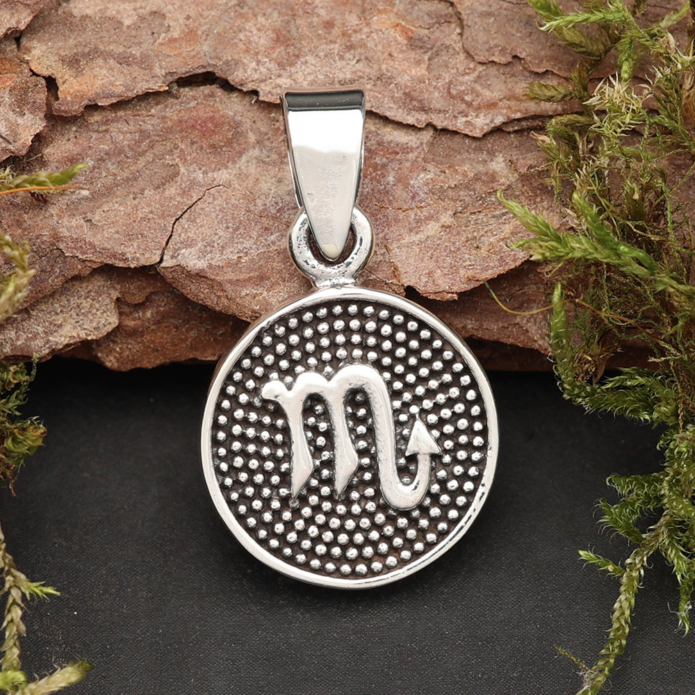 Sternzeichen Skorpion Anhänger 925er Silber Astrologie Tierkreiszeichen Schmuck