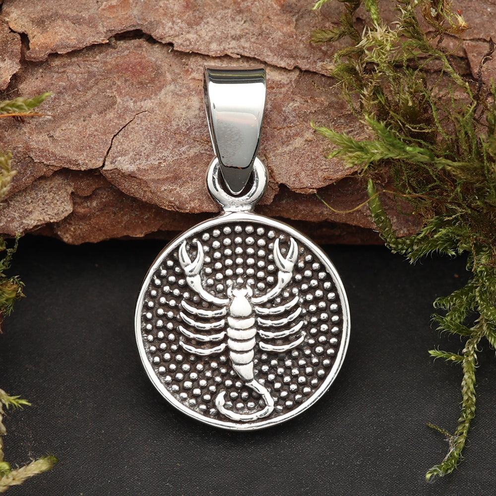 Skorpion Sternzeichen 925 Silberanhänger astrologischer Schmuck