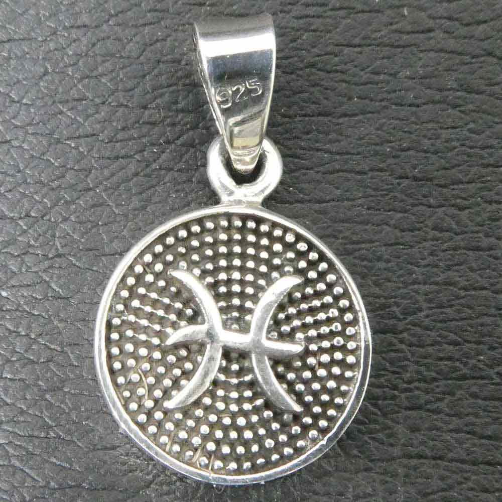 Fische Symbol Silber Schmuck Anhänger