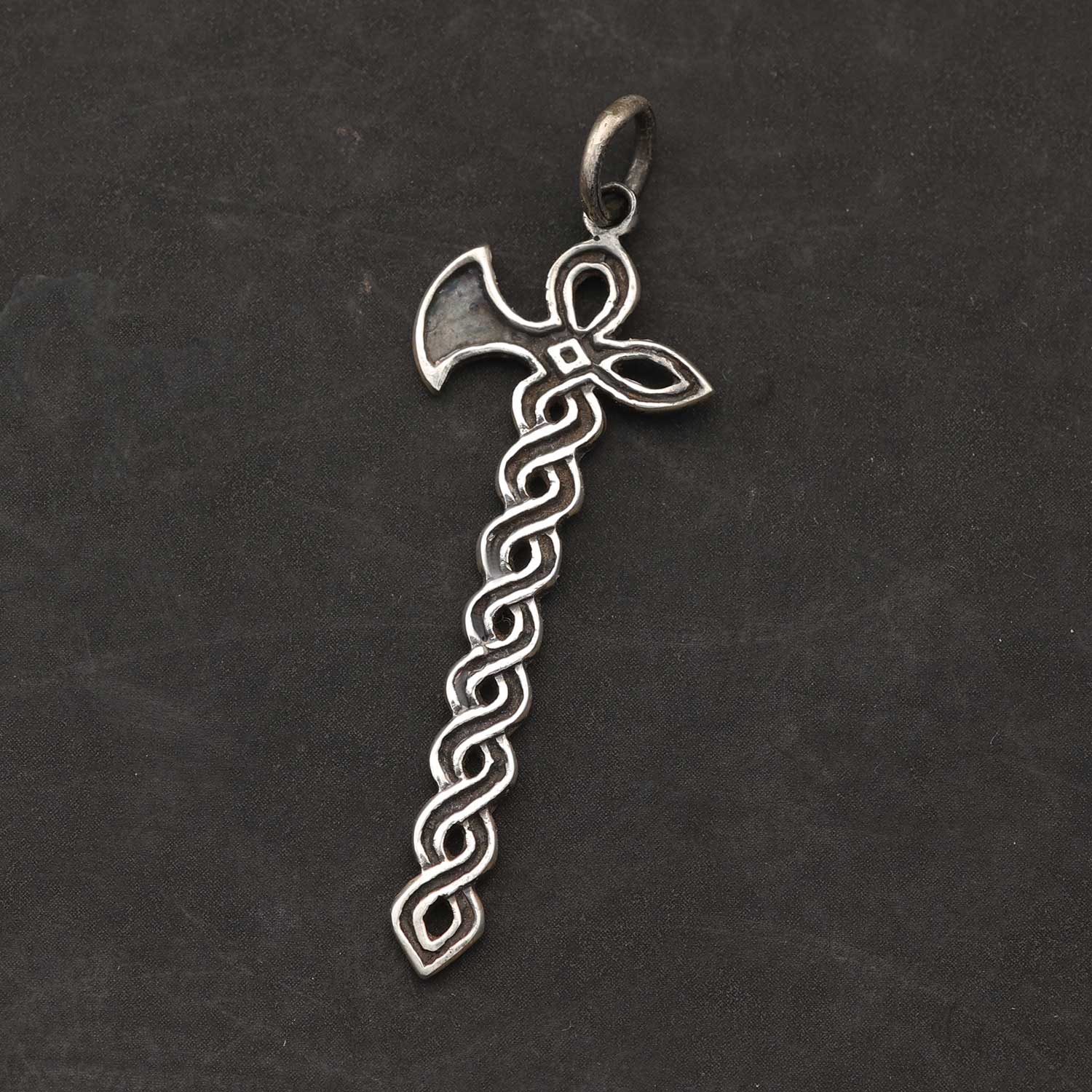 Axt Wikinger Kettenanhänger aus 925 Silber