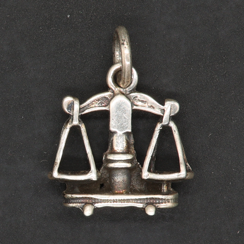 Sternzeichen Waage Anhänger Ausstellungsstück 925 Silber