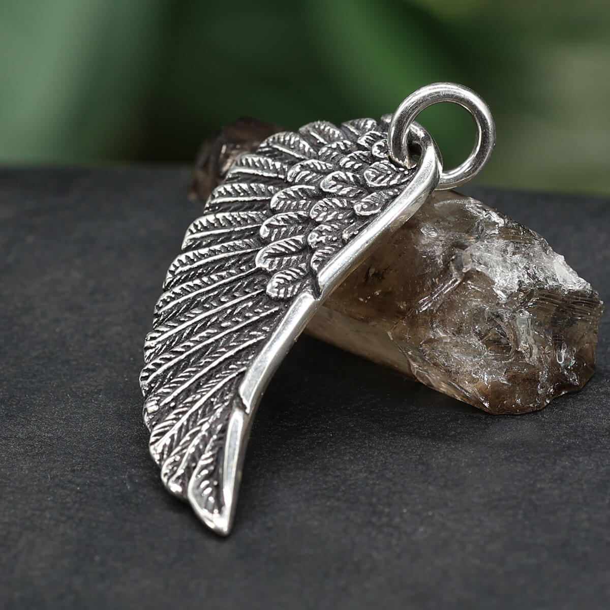 Engelsflügel Halskette Silberschmuck Anhänger