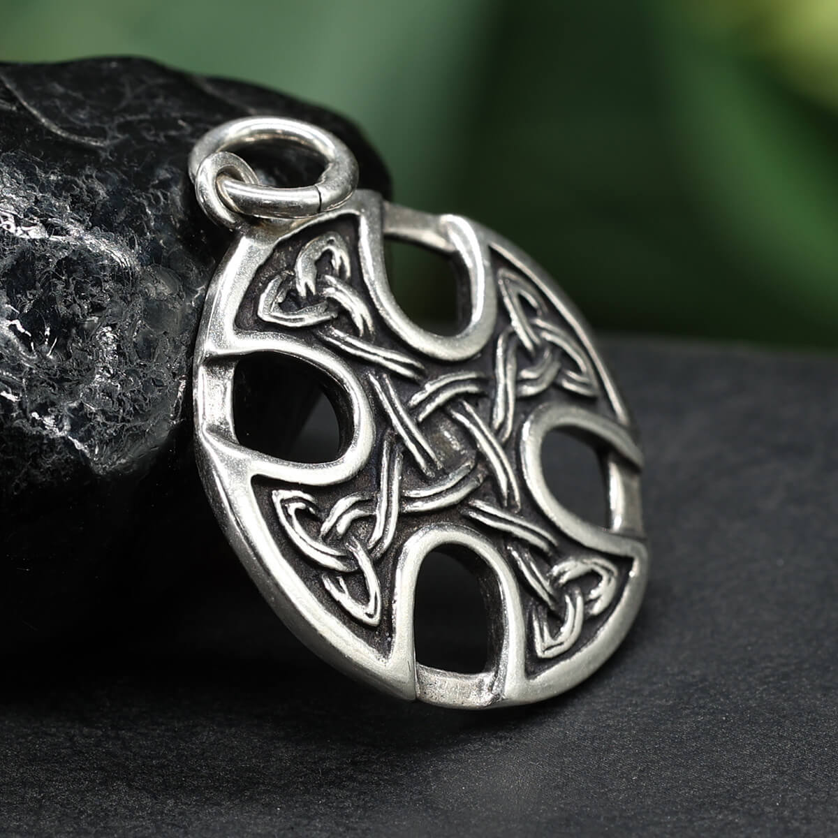 Keltenkreuz Silber Anhänger Sterlingsilber massiv 925