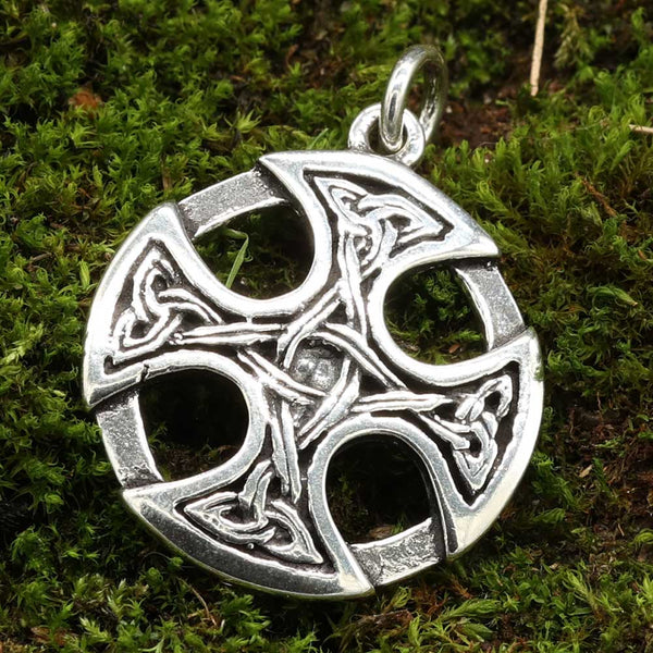 Drachen Kreuz Halskette Für Männer - 925 Sterlingsilber