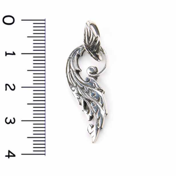 Flügel Elfen Blatt Feen Silber Kette