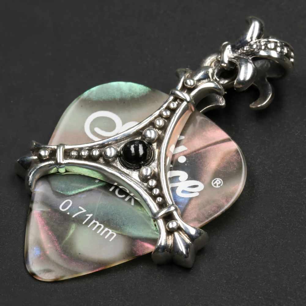 Pick Musiker 925 Silber Kettenanhänger ausgefallener Schmuck Anhänger Gitarre
