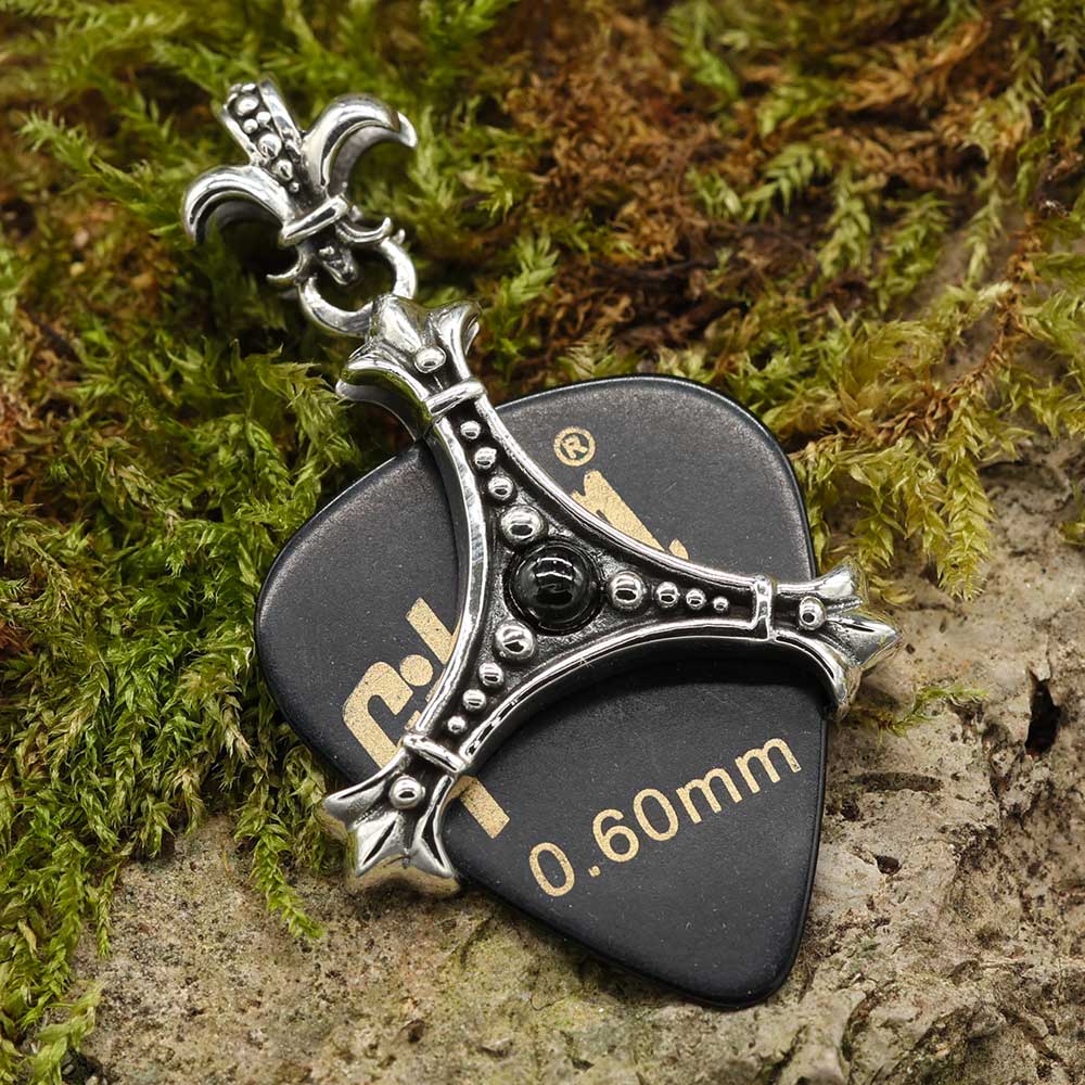 Gitarrist Schmuck Anhänger Plektrumhalter cool