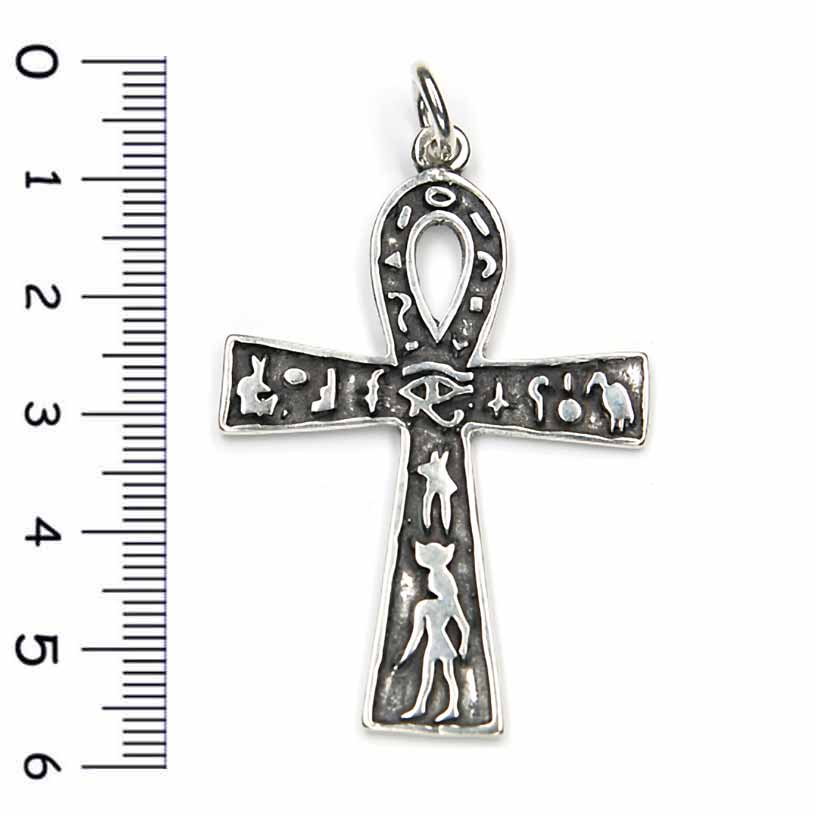 Hyroglyphen Ankh Kettenanhänger