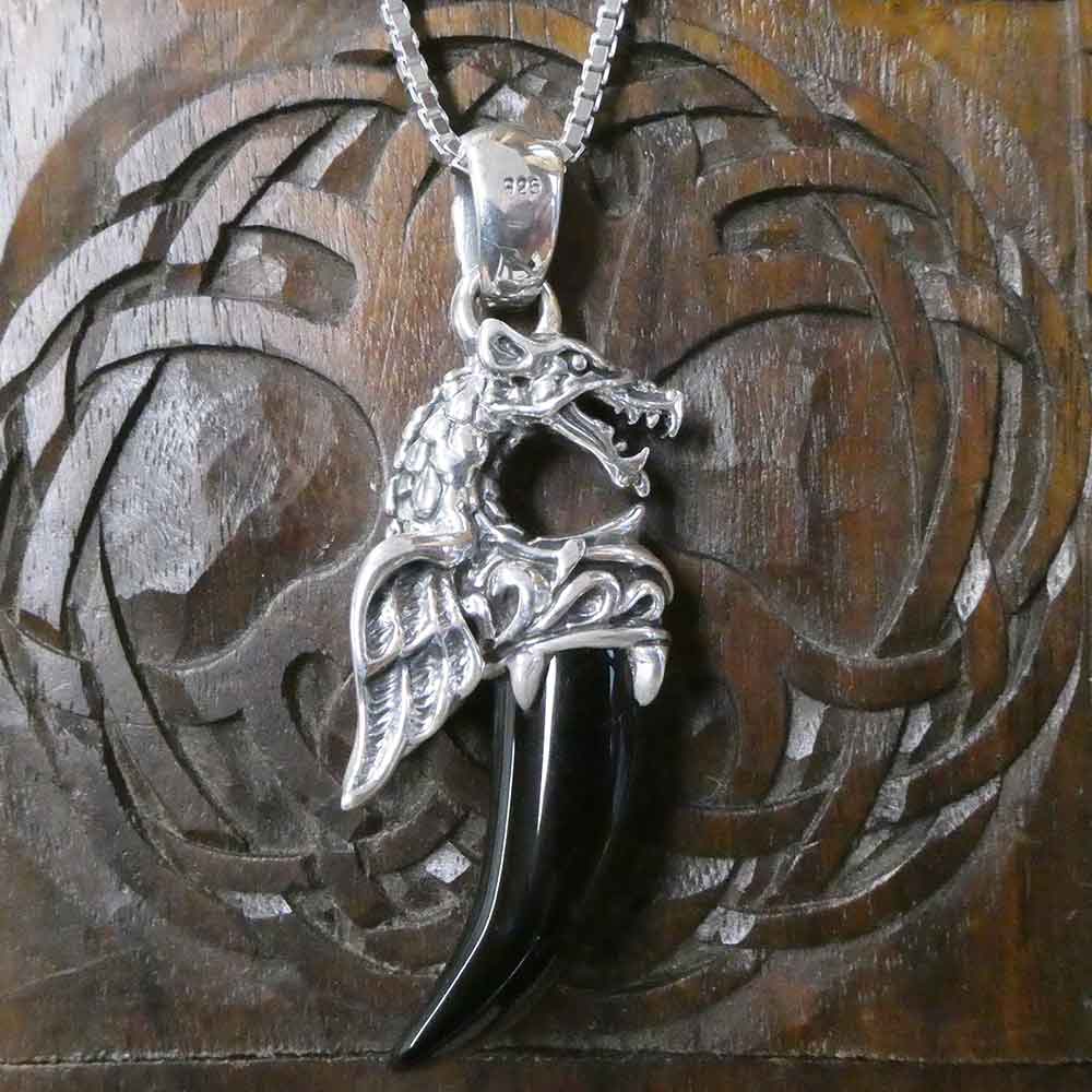 Drache exklusiv silberkette