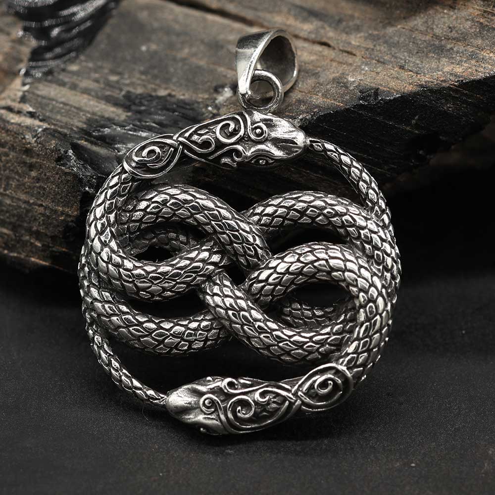 Schlangen Anhänger Silber Auryn Kettenanhänger massiv Sterlingsilber