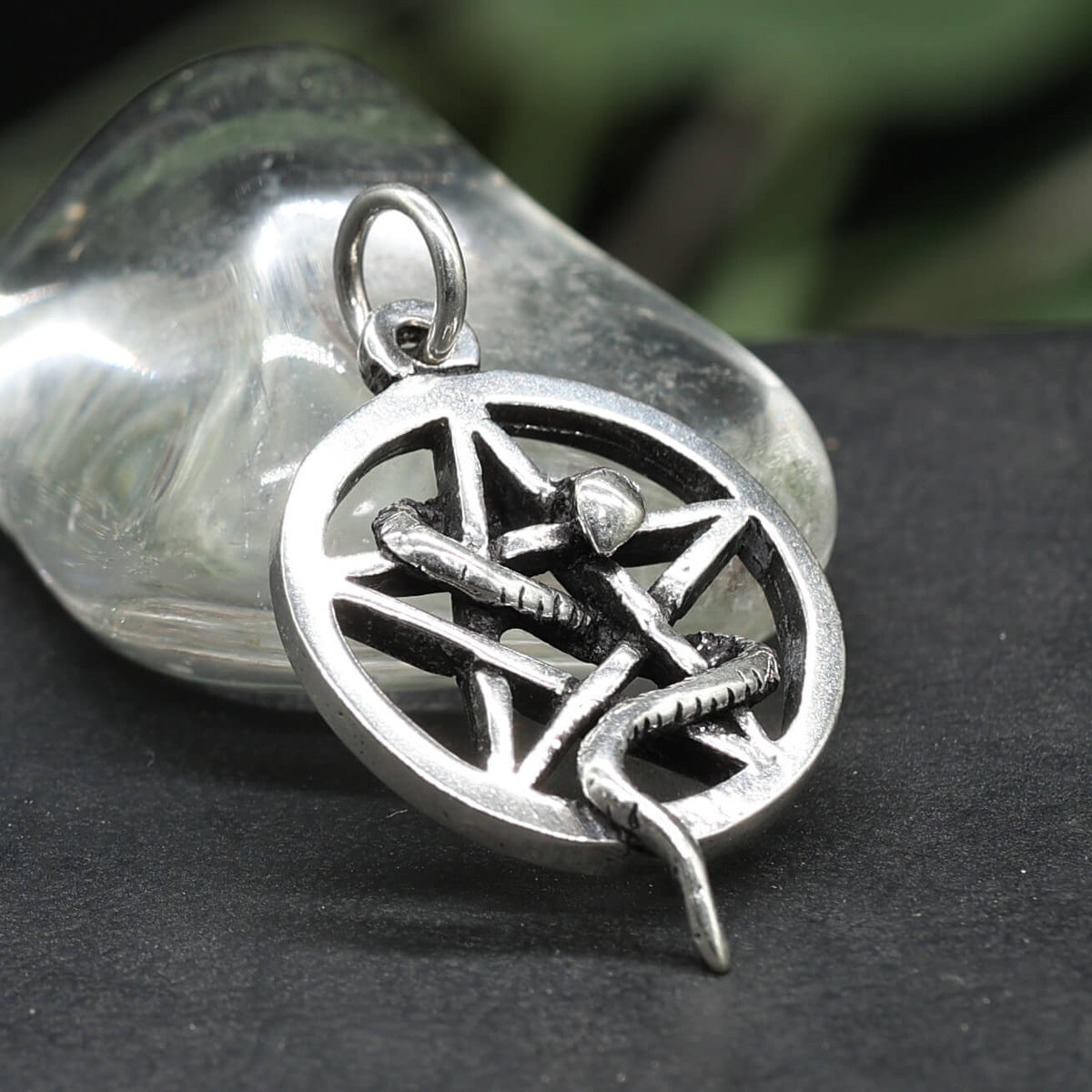Pentagramm Silberschmuck Anhänger 925er Silber