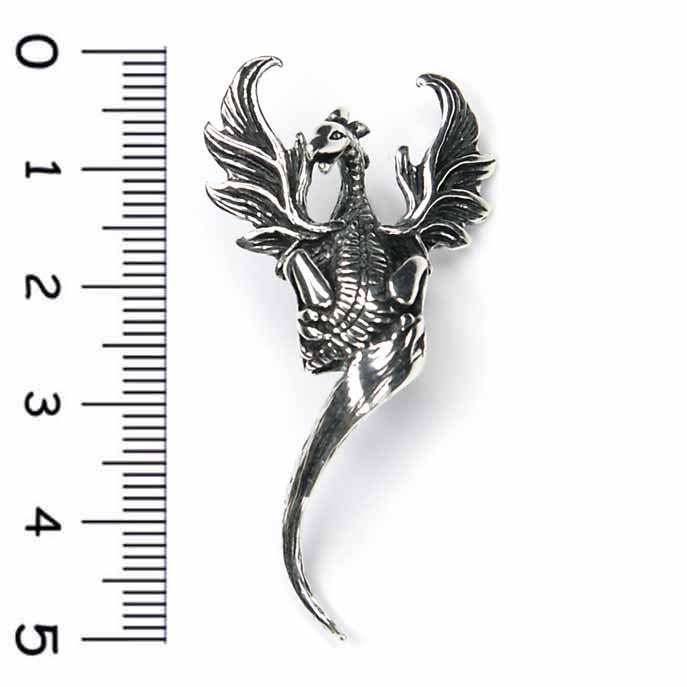 Halskette Phoenix aus silber