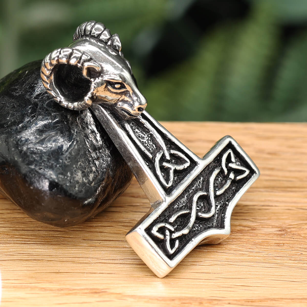Mjölnir Silberanhänger Schmuck Kettenanhänger