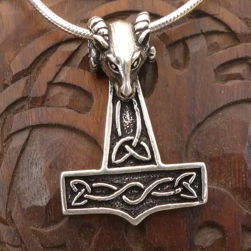 Thorshammer Silber Kette