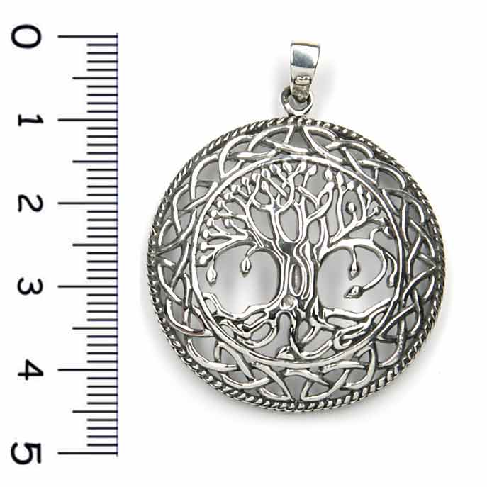 Keltischer Baum Silber Kette
