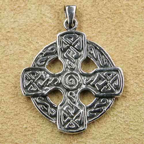 Keltisches Kreuz Schmuckanhänger 925 Silber Keltenkreuz Silberanhäger 