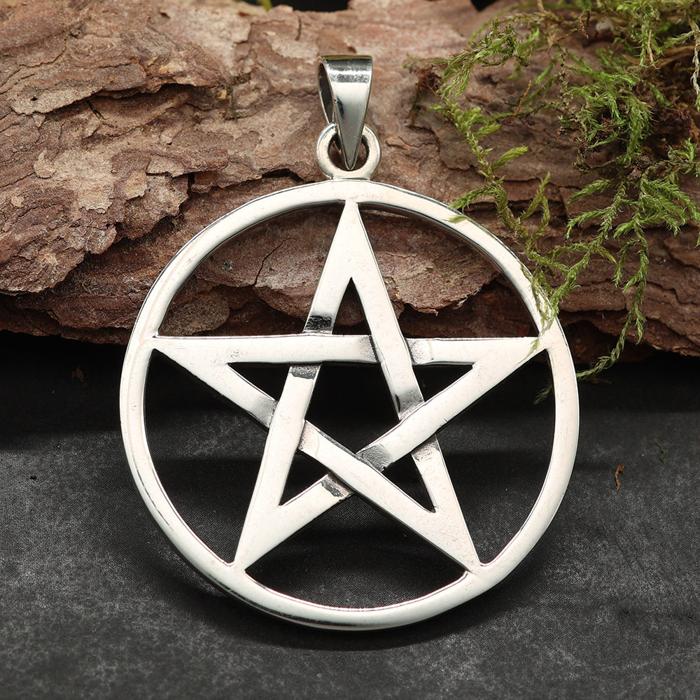 Drudenfuß Silber Anhänger Sterling 925 Kettenanhänger