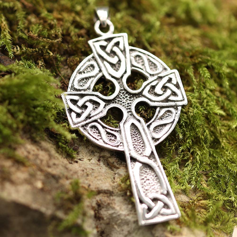 Keltenkreuz Anhänger gross schwer Damen herren Schmuck 925 Silber