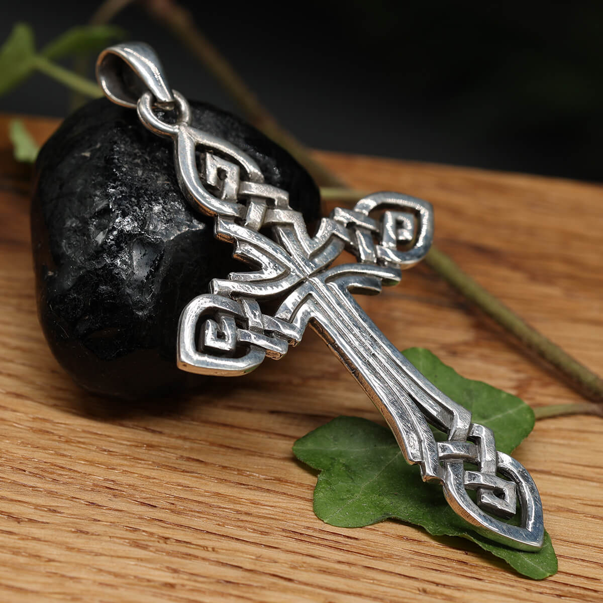 Keltisches Kreuz Anhänger Silber edler Silberschmuck