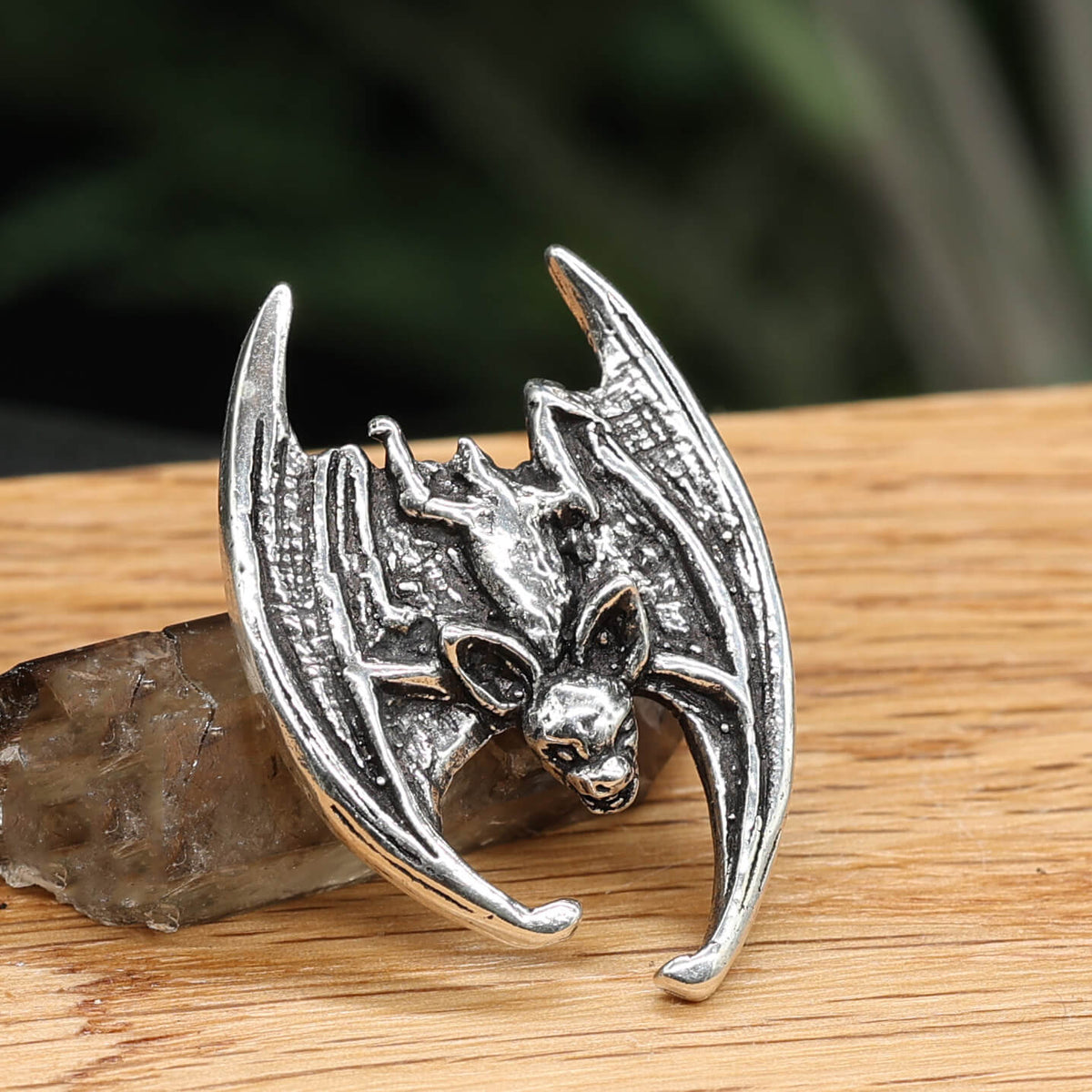  Silber Anhänger für Kette Schmuck Design Feldermaus