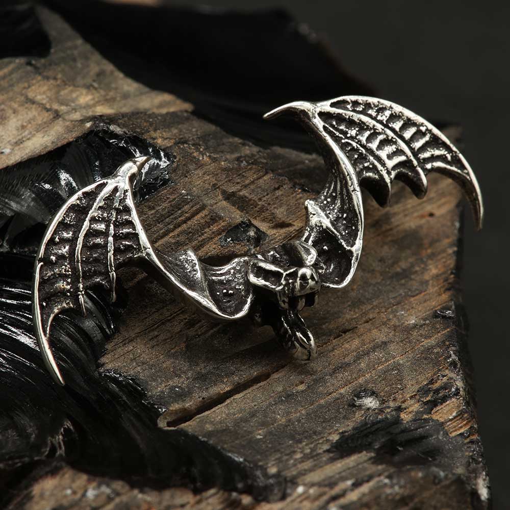 Fledermaus Anhänger 925 Silber Gothic Silber-Schmuck