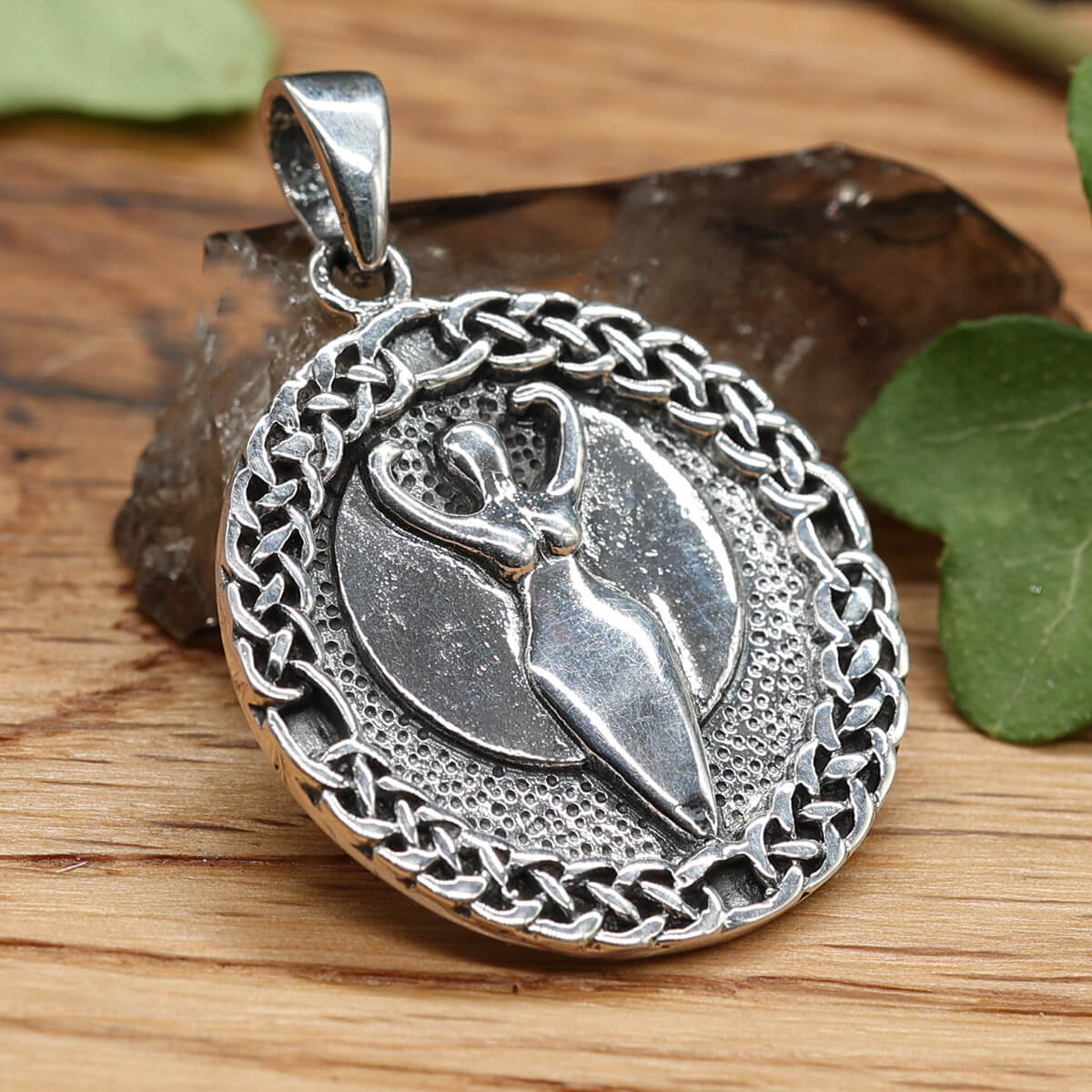 Engel Anhänger Silber edler Silberschmuck Keltisch