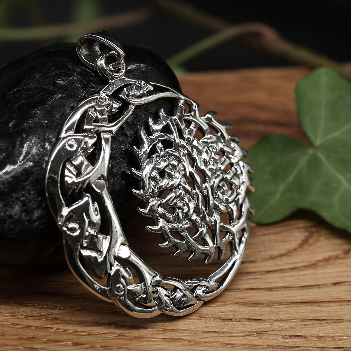 Sonne Anhänger Silber edler Silberschmuck Mond