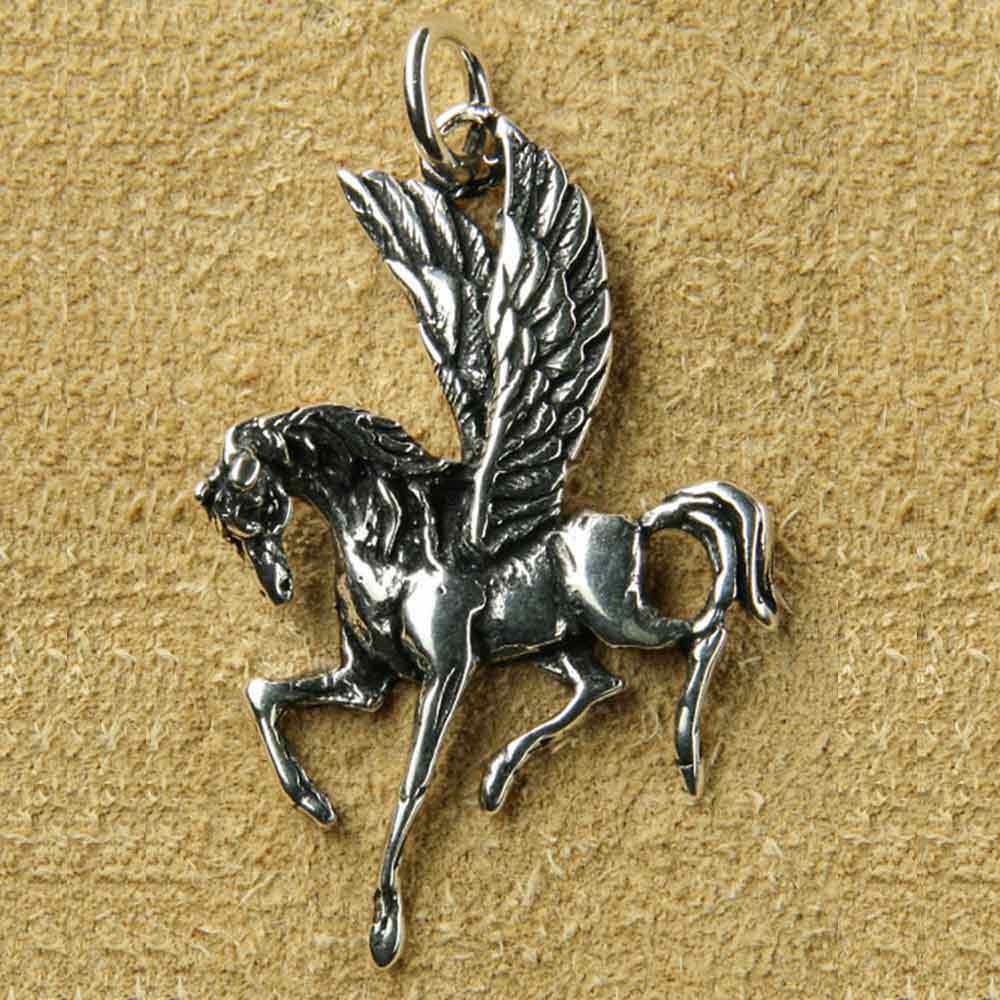 Pegasusu Kettenanhänger Silber