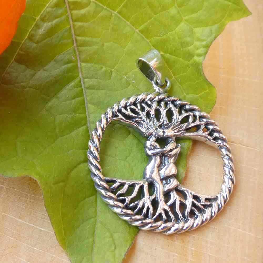 Lebensbaum Schmuck Silber Liebende