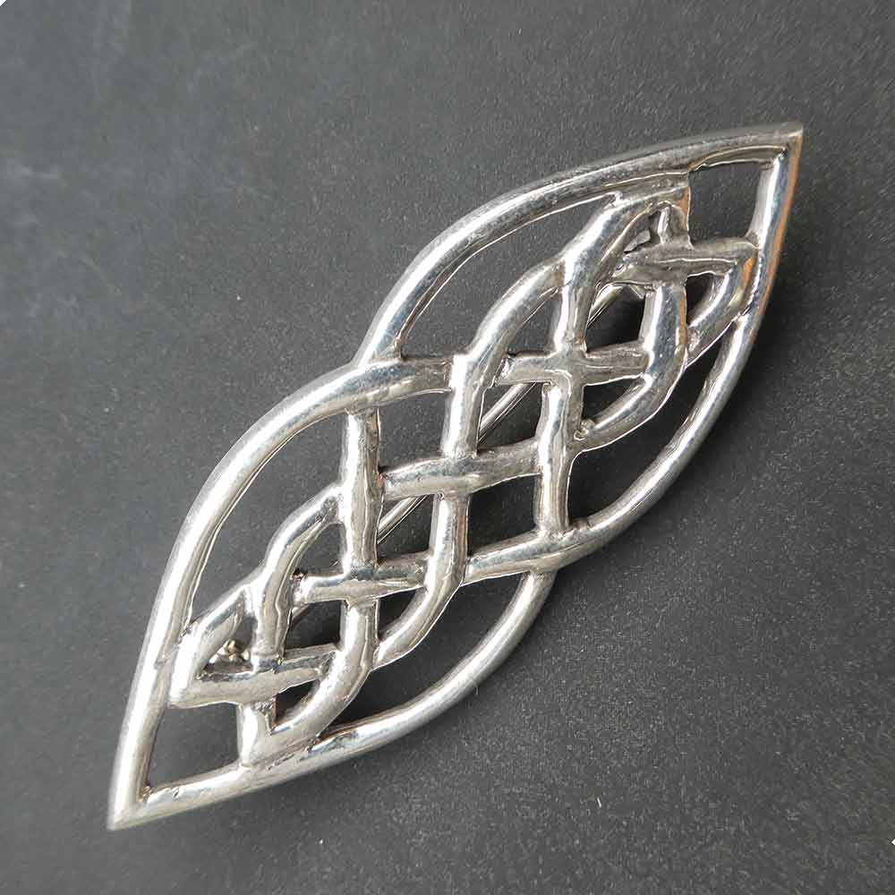 Brosche Keltenknoten 925 Silber