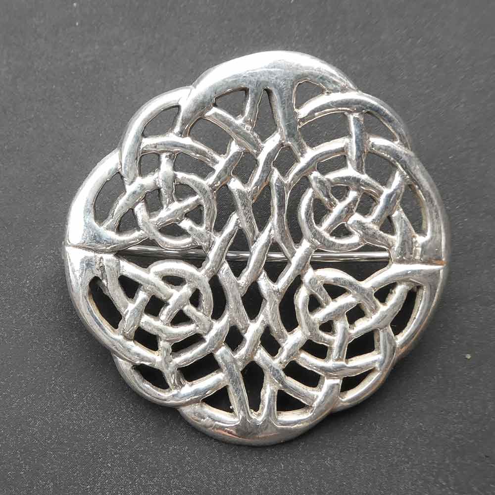 keltische Brosche 925er Silber Kelten Schmuck