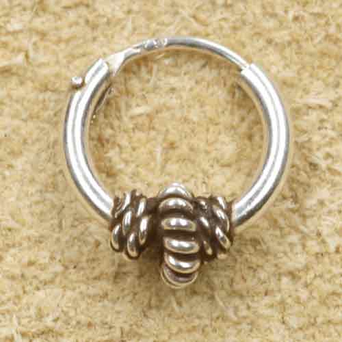 Creole 925 Silber Ohrring Schmuck 10mm