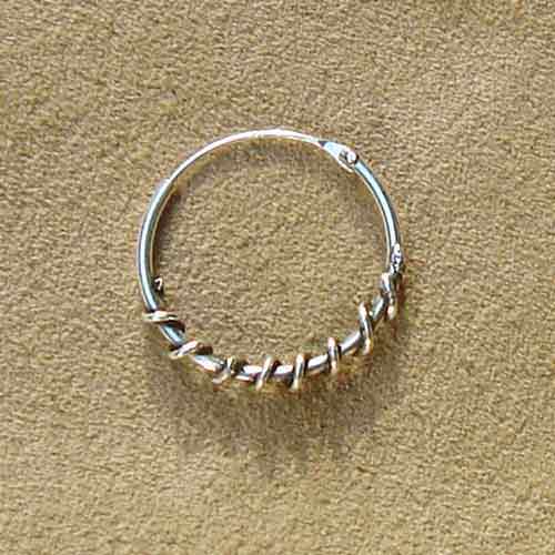 Creole 18mm Silber Ohrschmuck Ohrring