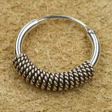 Kreole 925 Silber 14mm