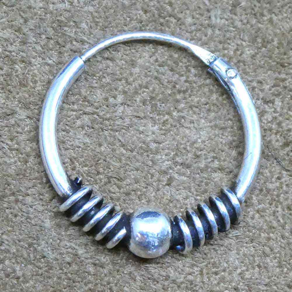 Creole Ohrschmuck 18mm Silber