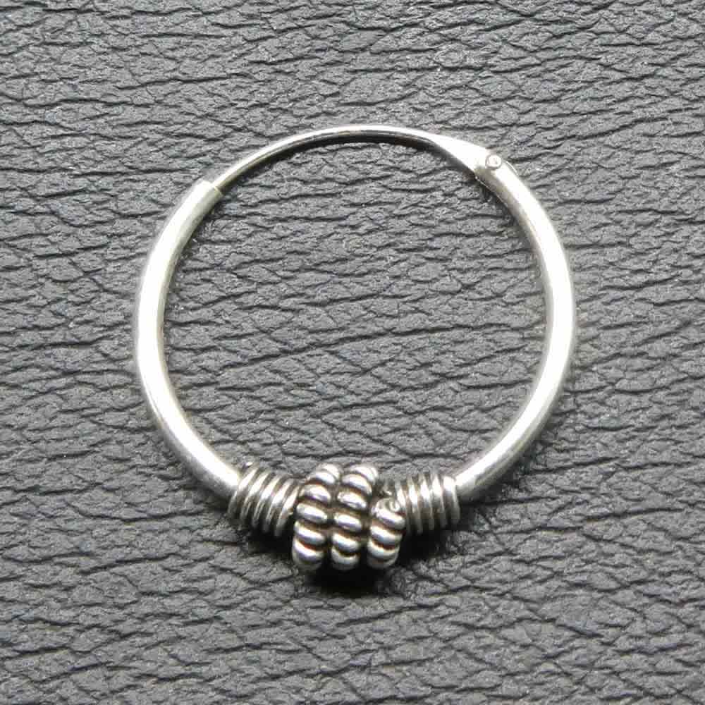 Creole Silber 18mm Ohrschmuck