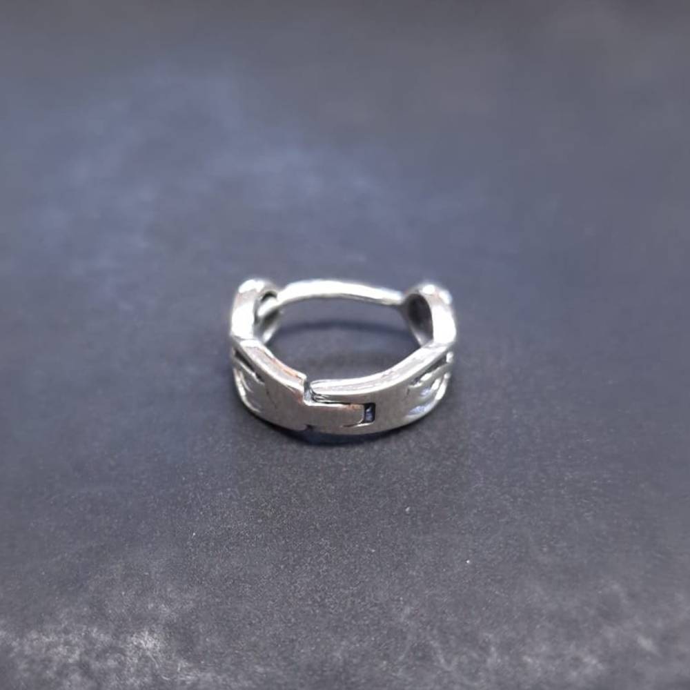 Schaniercreole Symbol Unendlich edel gearbeiteter Ohrschmuck für Männer und frauen
