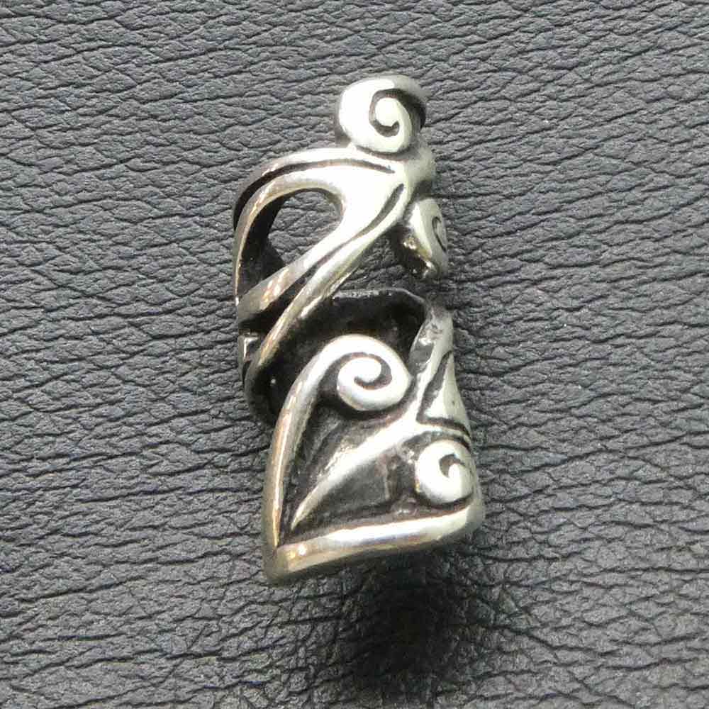 Bartschmuck ausgefallen Haarschmuck Silber