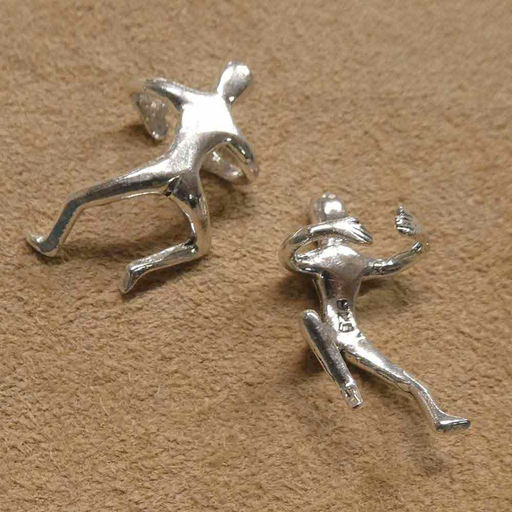 Kletterer Ohrklemme Männchen Silber