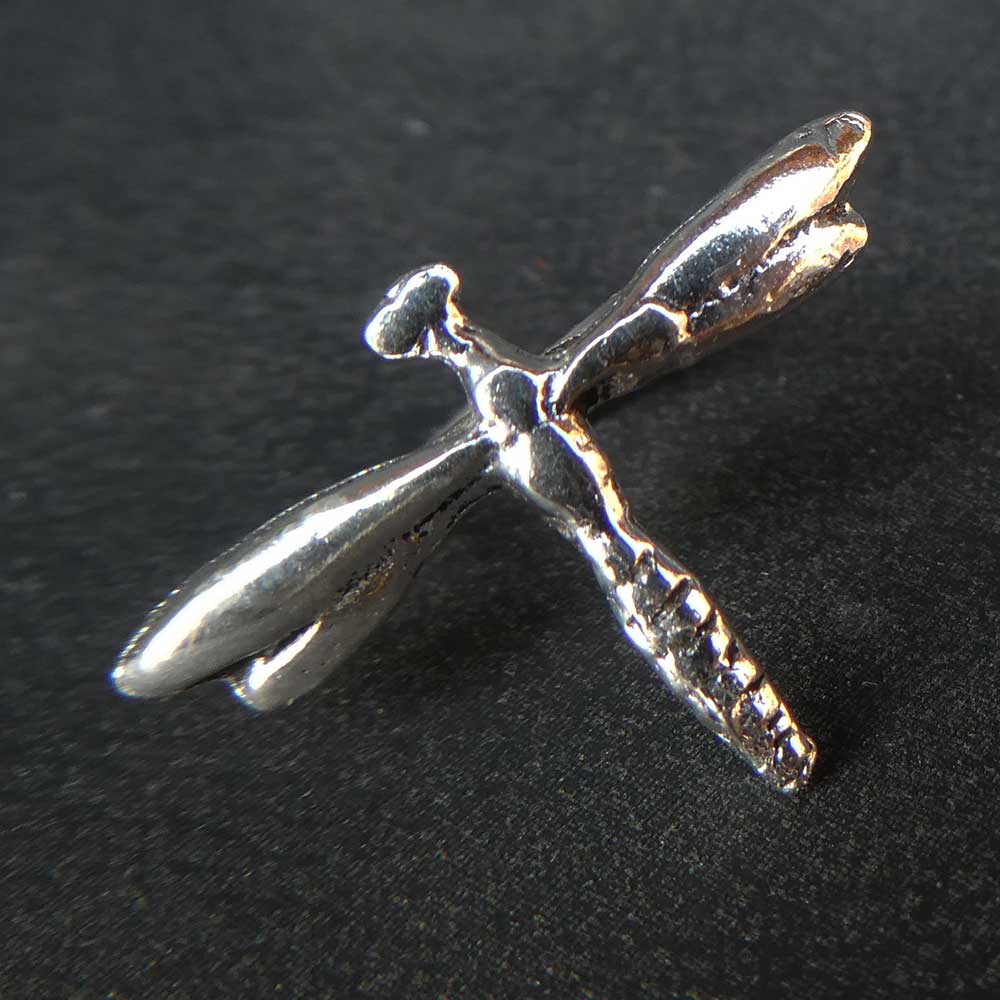 Libelle Ohrklemme 925er Silber Ohrschmuck