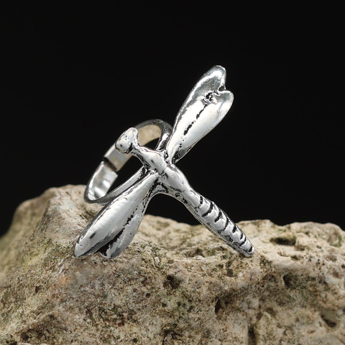 Dragonfly ear cuff, 925 sterling silver ear jewelry