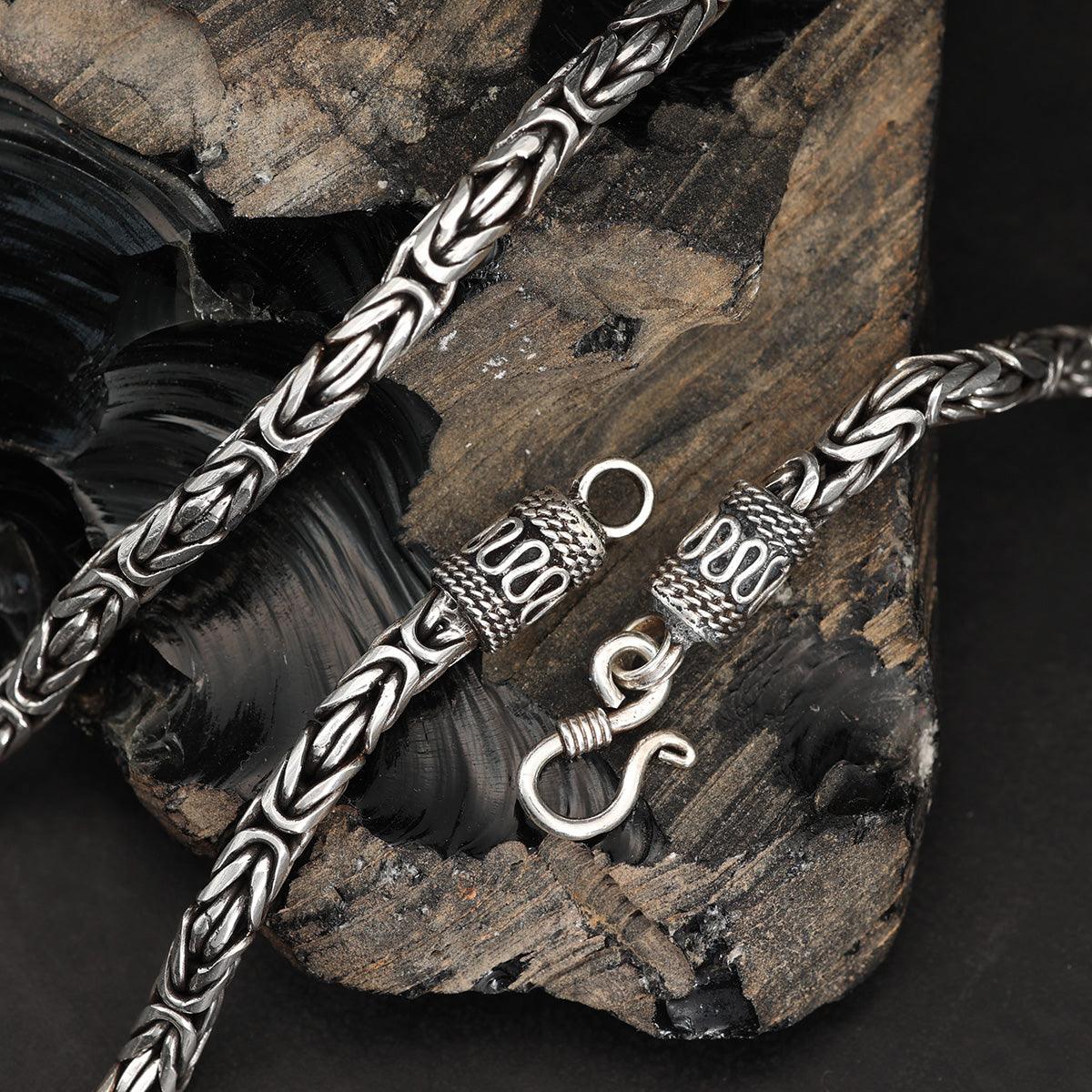 Königskette Silber massiv Halskette Schmuck 925