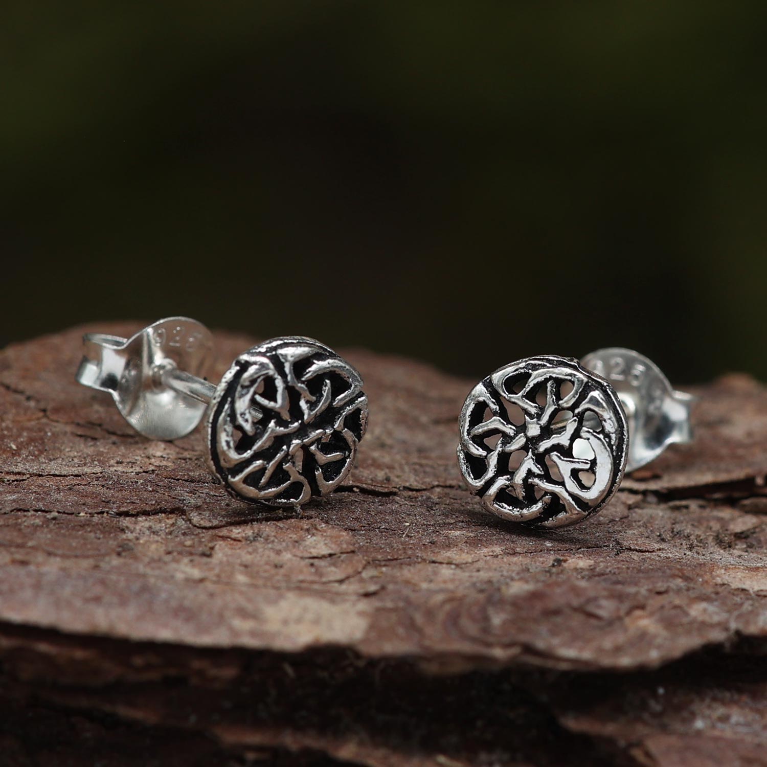 Kelische Ohrringe Silber Ohrschmuck Keltenknoten