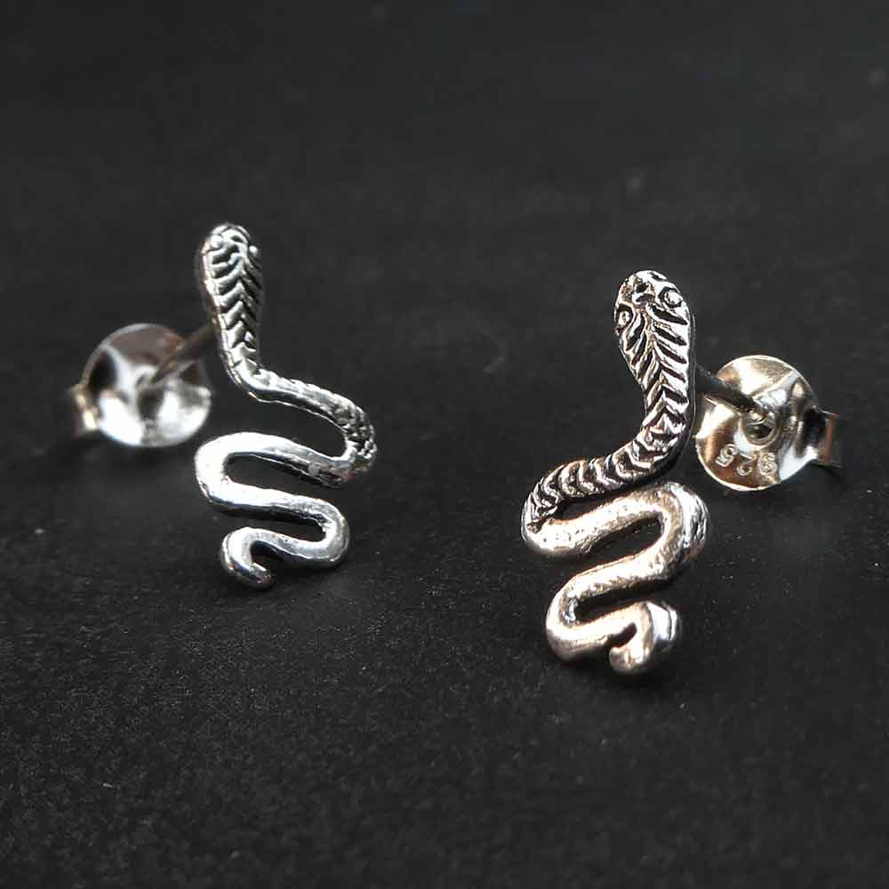 Schlangen ohrstecker ohrring Sterlingsilber Ohrschmuck edles silber