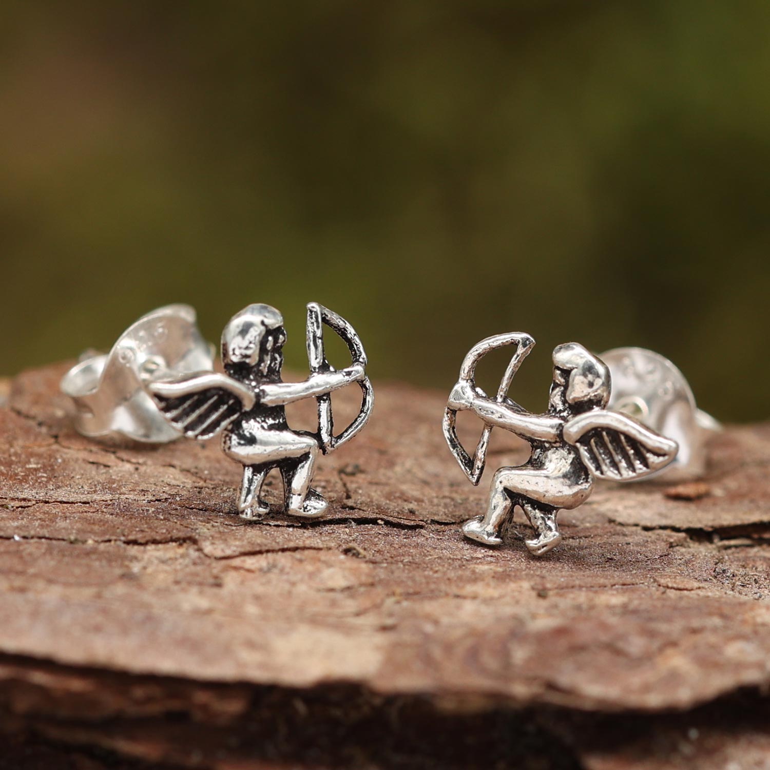 Ohrstecker Silber Engel unisex Ohrschmuck