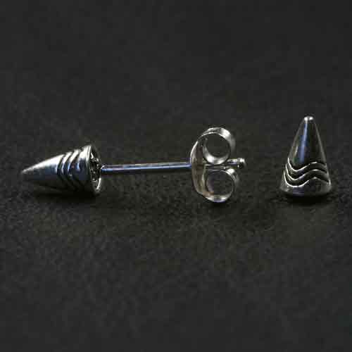 Spitze Ohrstecker 925 Silber Ohrring zeitlos