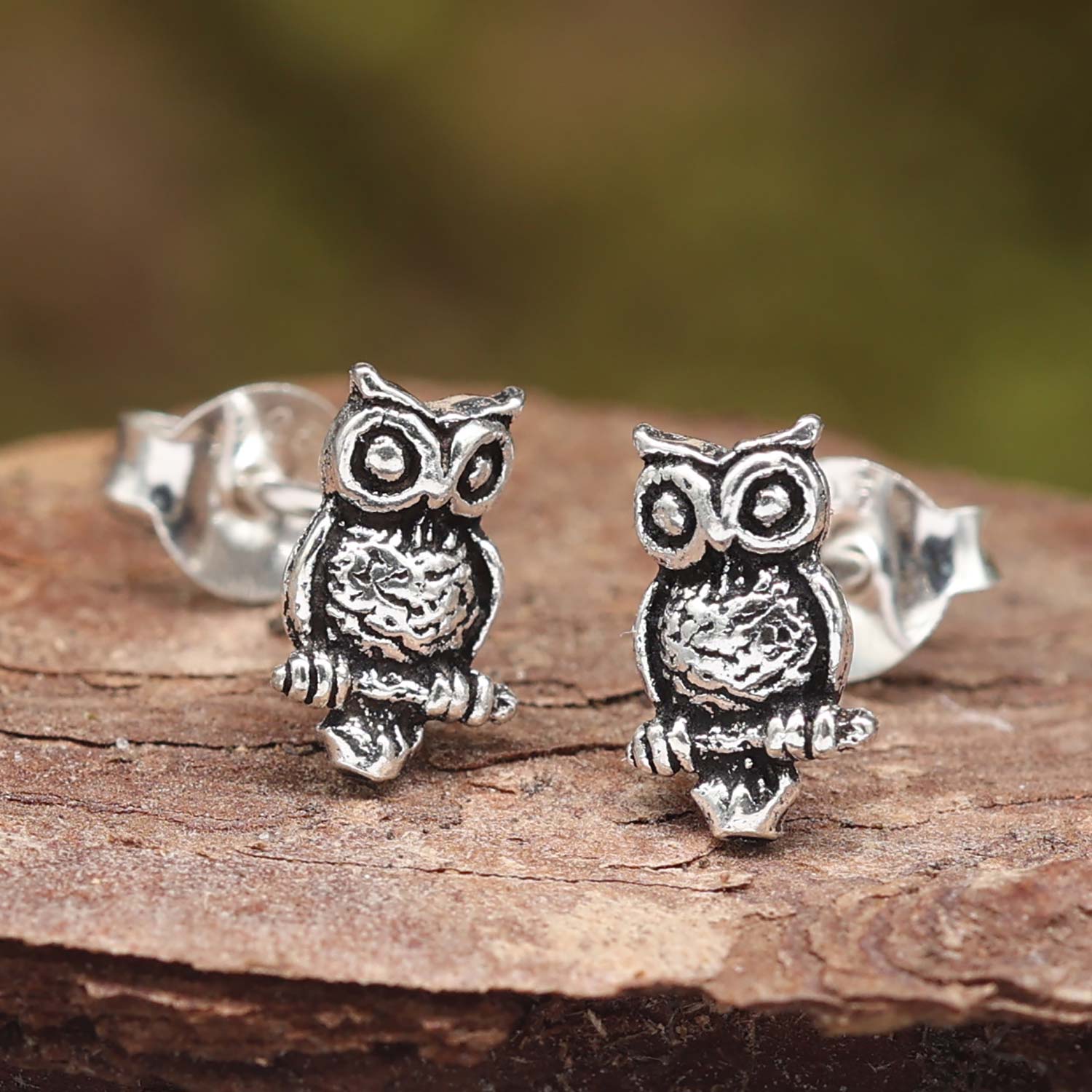 Eulen Ohrringe Silber Ohrschmuck Tiere